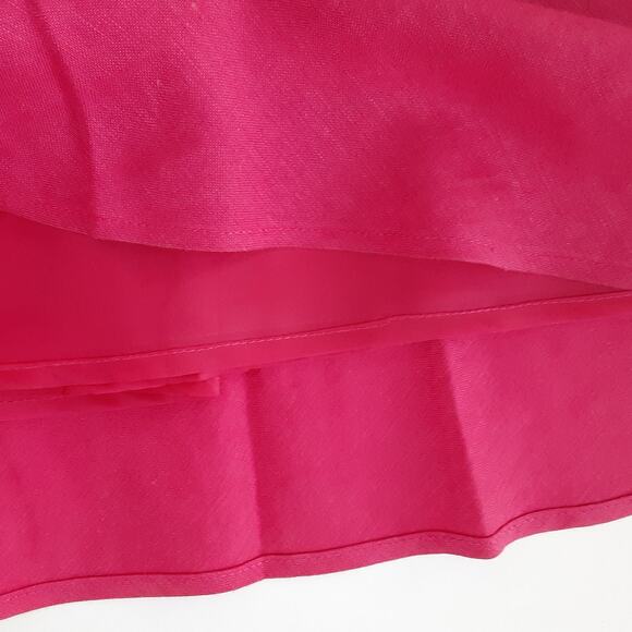 Vintage 90s Sheath Dress Pink Linen Blend Maxi Dress Sleeveless Womens 12P - Picture 4 of 9